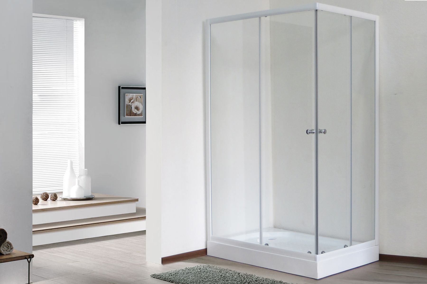 

Душевой уголок 100х90 см Royal Bath HPD RB9100HPD-T стекло прозрачное