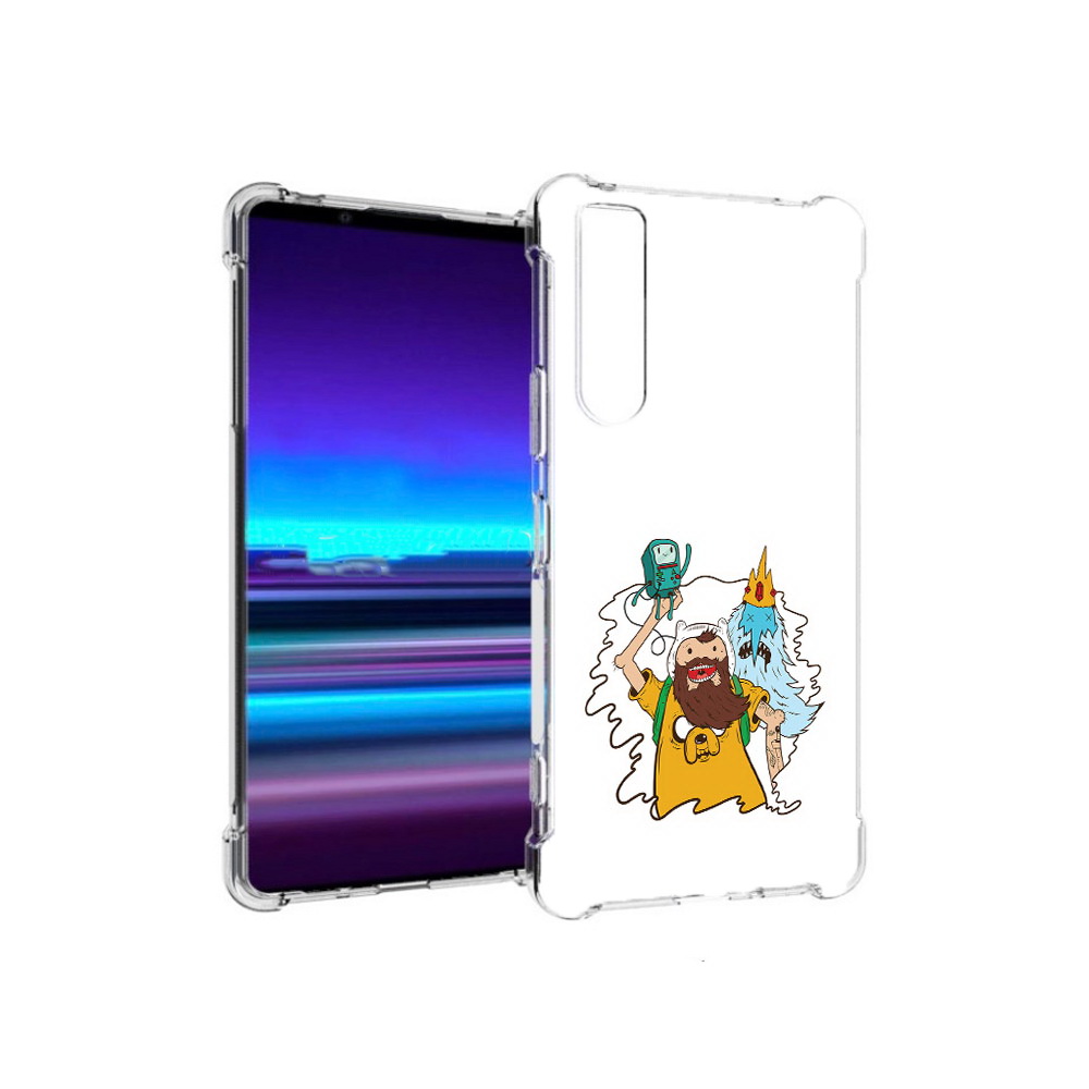 

Чехол MyPads Tocco для Sony Xperia 1 II время приключений старый Финн (PT148152.232.279), Прозрачный, Tocco