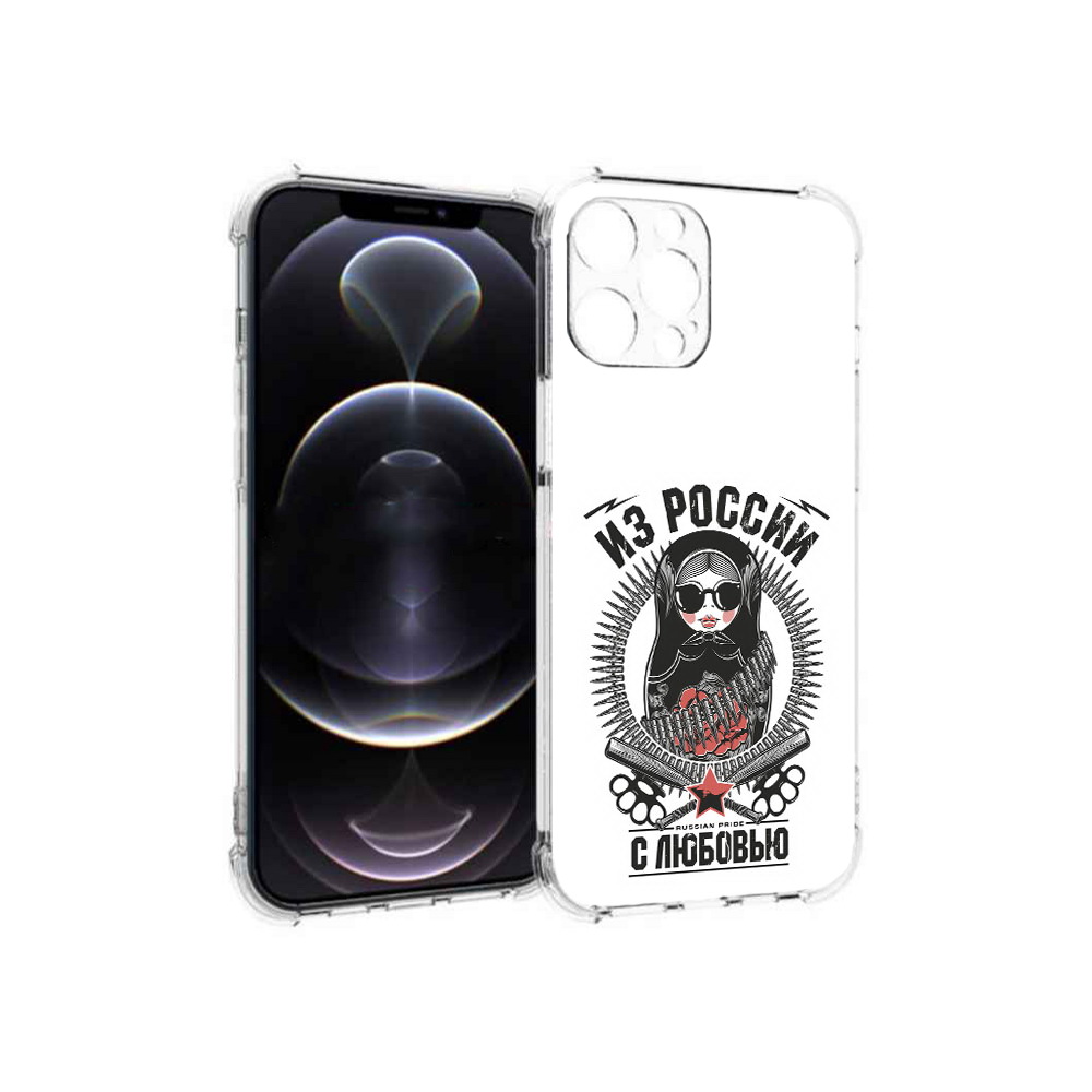 

Чехол MyPads Tocco для Apple iPhone 13 Pro Max Из России с любовью (PT163170.617.91), Прозрачный, Tocco