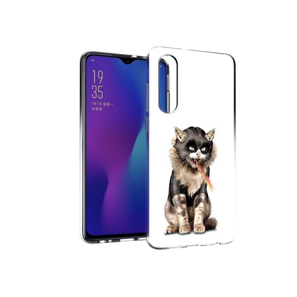 

Чехол MyPads Tocco для Huawei P30 дьяволский кот, Прозрачный, Tocco