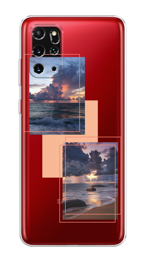 

Чехол на Samsung Galaxy S20 Plus "Sky collage", Розовый;прозрачный;синий, 29350-1