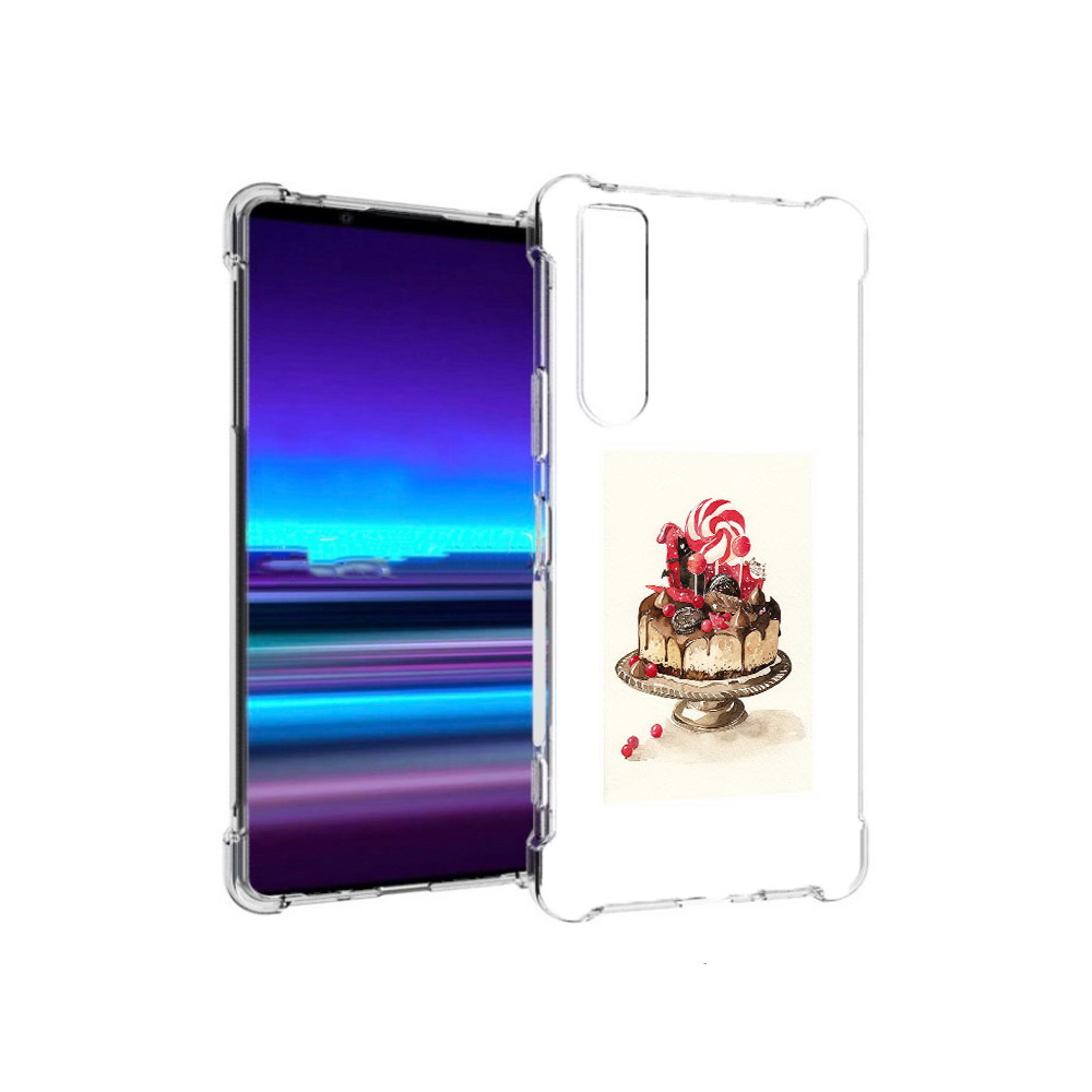 

Чехол MyPads Tocco для Sony Xperia 1 II вкусный торт (PT148152.232.262), Прозрачный, Tocco