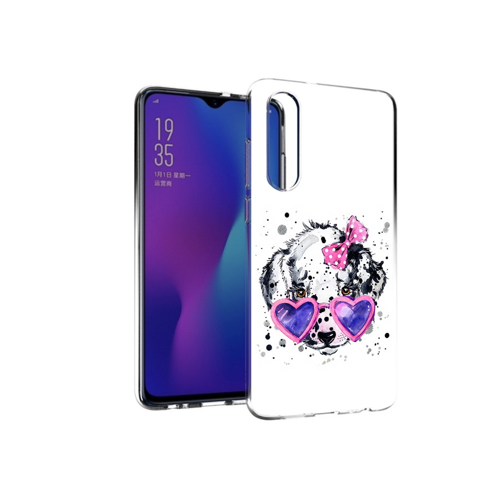 

Чехол MyPads Tocco для Huawei P30 долматинец в очках, Прозрачный, Tocco