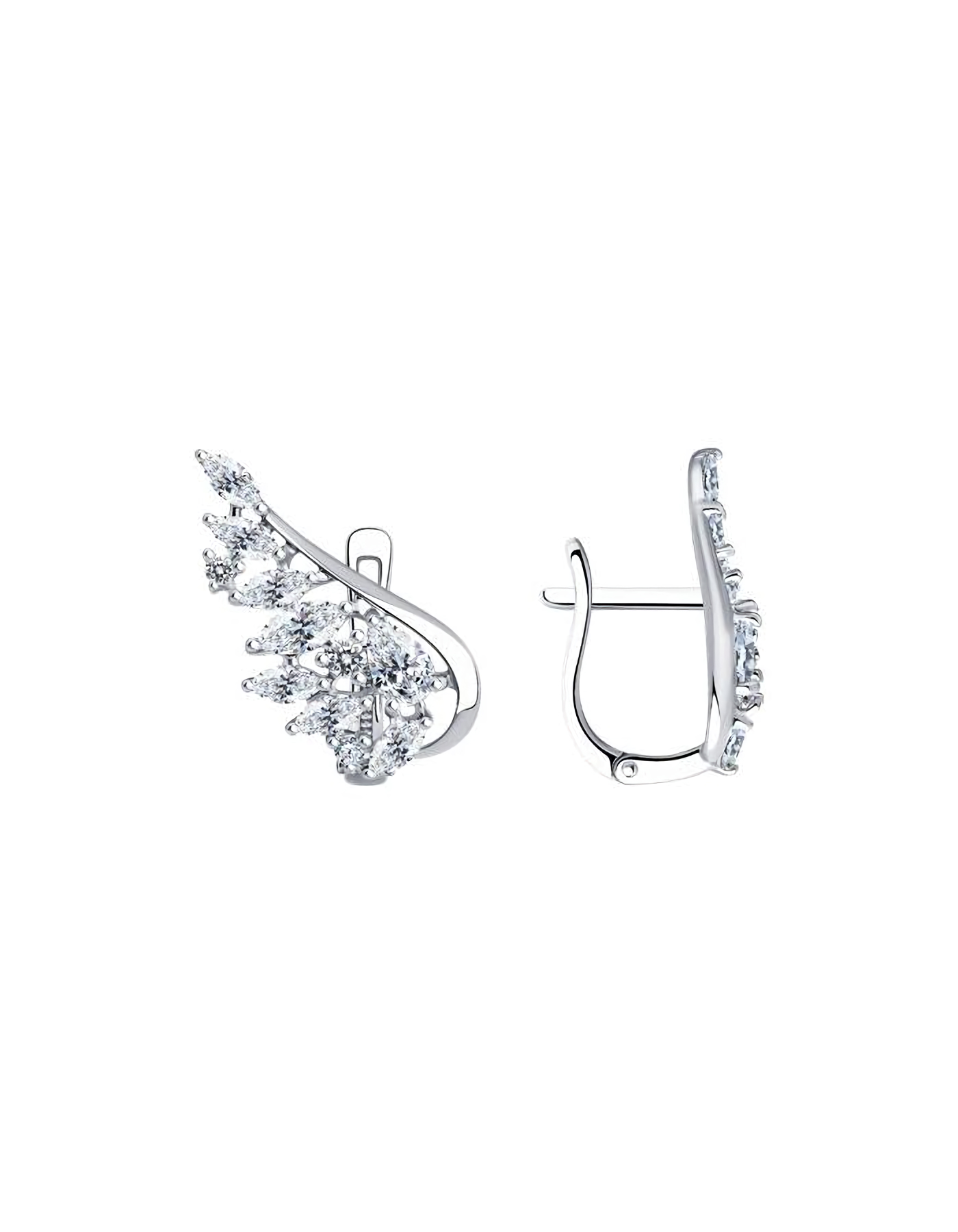 

Серьги из серебра TEO MAORI 894025980, фианит, 894025980