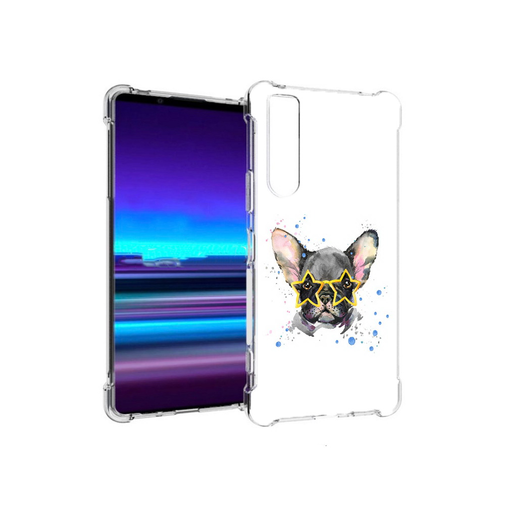

Чехол MyPads Tocco для Sony Xperia 1 II буля в очках (PT148152.232.252), Прозрачный, Tocco
