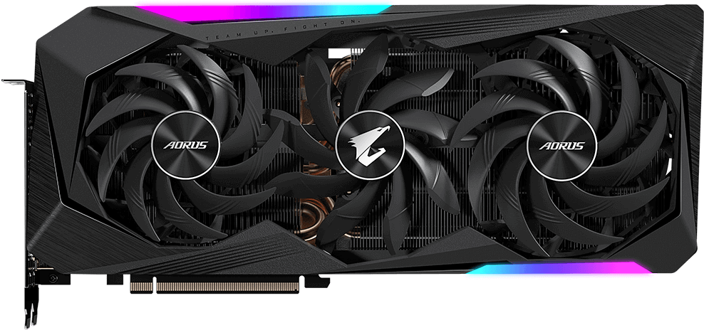 

Видеокарта GIGABYTE AMD Radeon RX 6900 XT 16 ГБ (GV-R69XTAORUS M-16GD 2.0), AORUS AMD RX 6900XT 1825 16384 16000 256 RTL