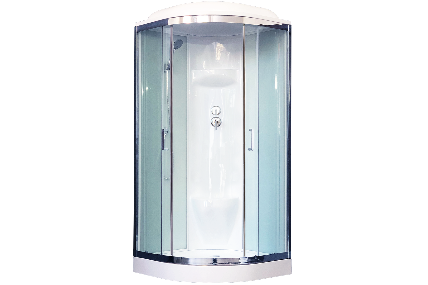 

Душевая кабина 90х90 см Royal Bath НК RB90HK6-WT-CH стекло прозрачное