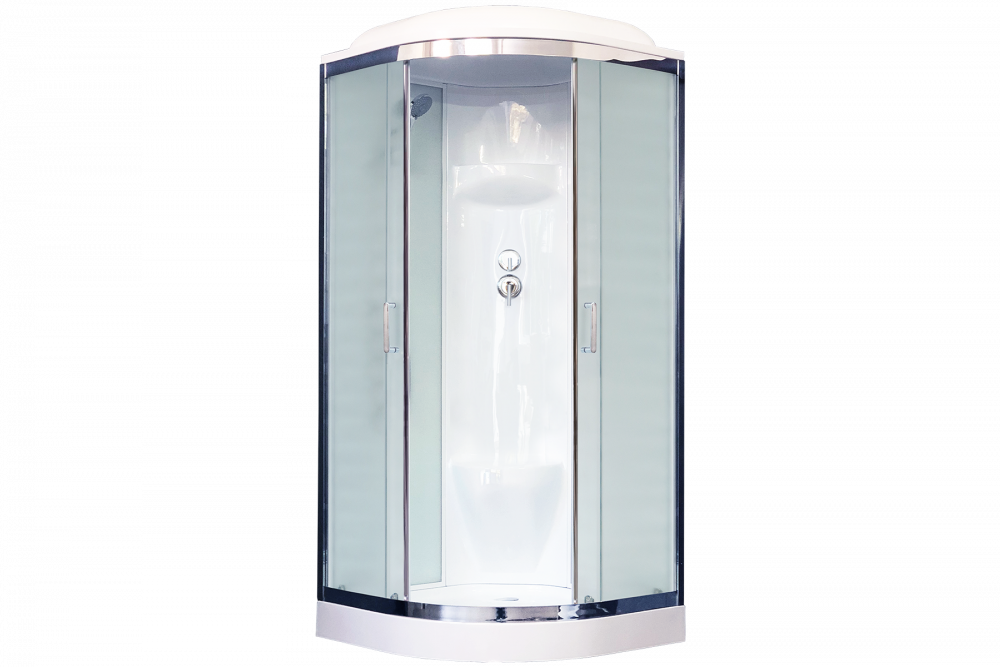 

Душевая кабина 100х100 см Royal Bath НК RB100HK6-WC-CH стекло матовое