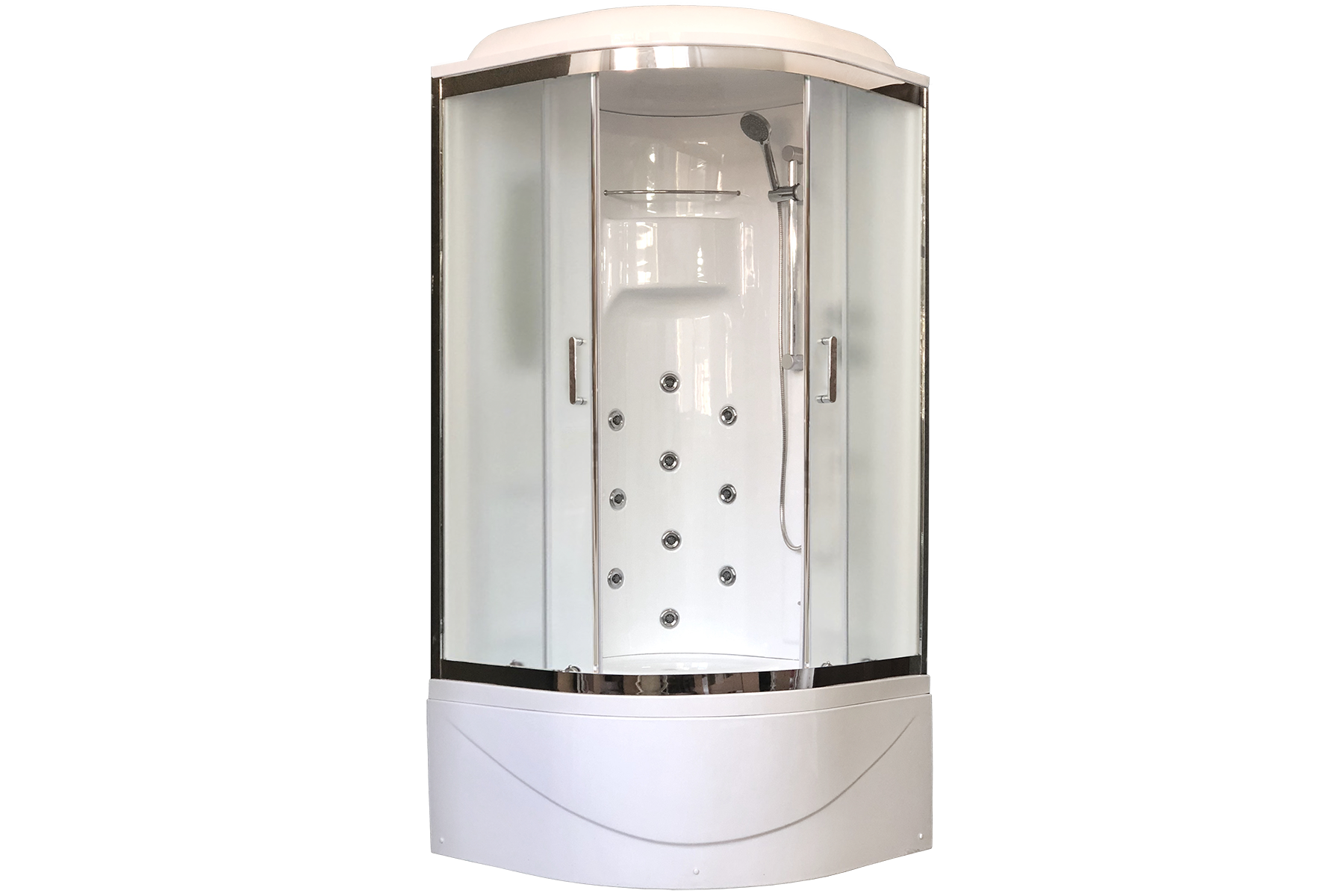 

Душевая кабина 90х90 см Royal Bath NRW RB90NRW-C-CH стекло матовое с гидромассажем