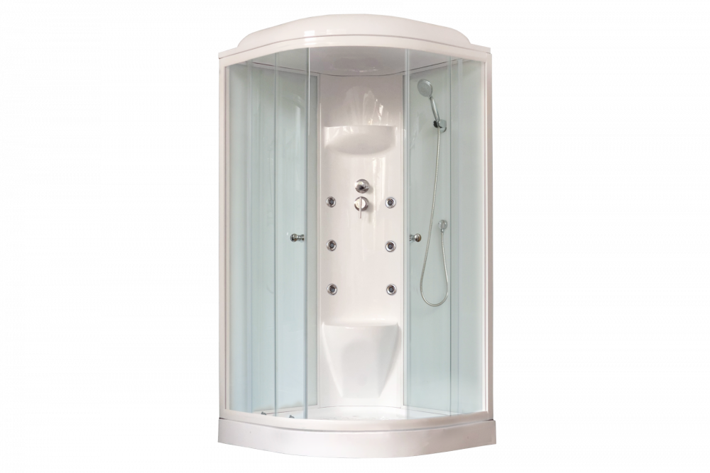 

Душевая кабина 90х90 см Royal Bath НК RB90HK7-WT стекло прозрачное с гидромассажем