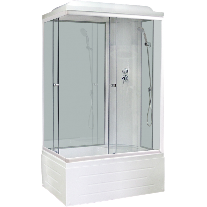 

Душевая кабина 100х80 см Royal Bath BP RB8100BP6-WT-R стекло прозрачное