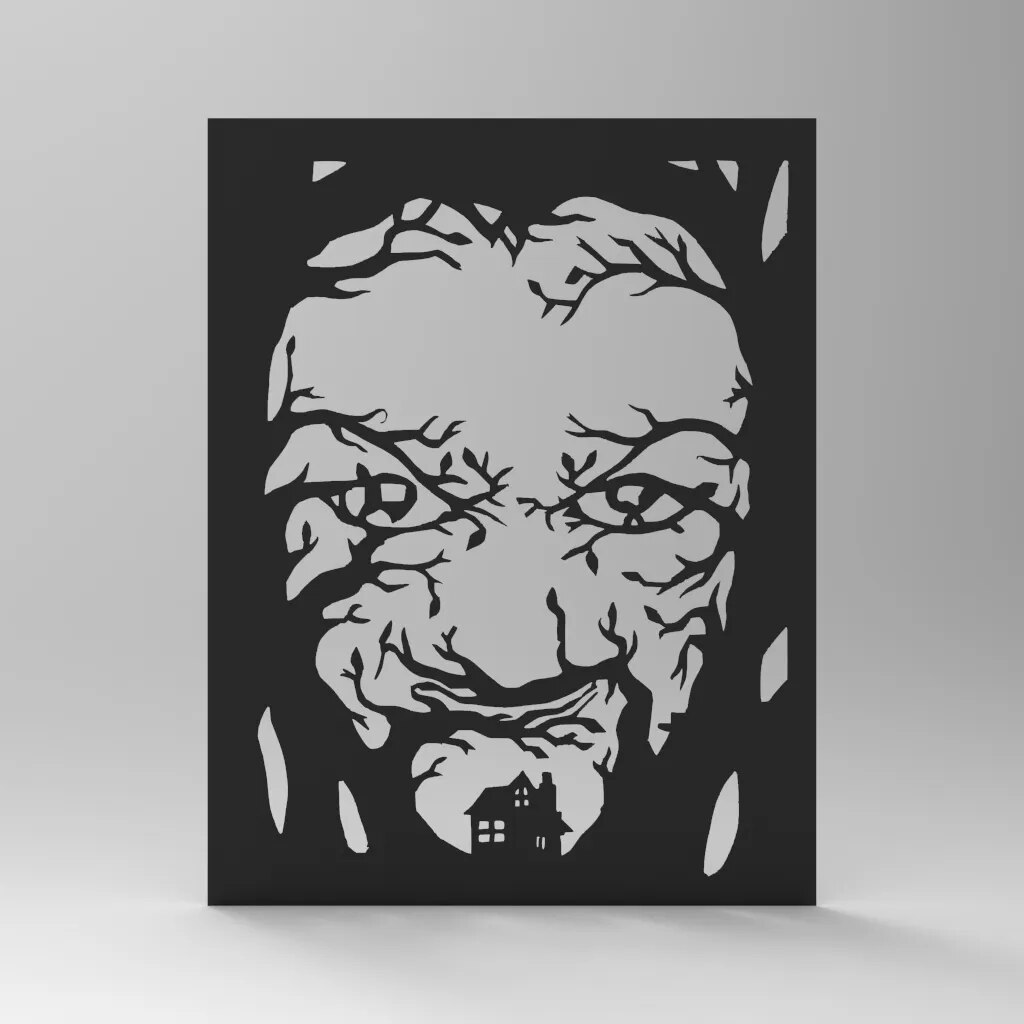 

Панно настенное металлическое дракула P-024-00, P-024-00