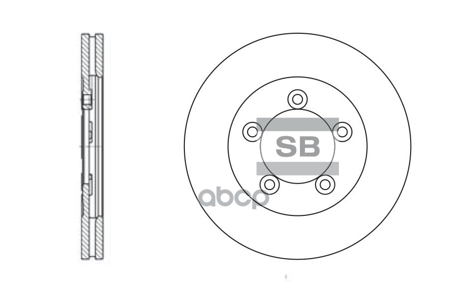 

Диск Тормозной Передний Kia Bongo Iii Sd2009 Sangsin brake арт. SD2009