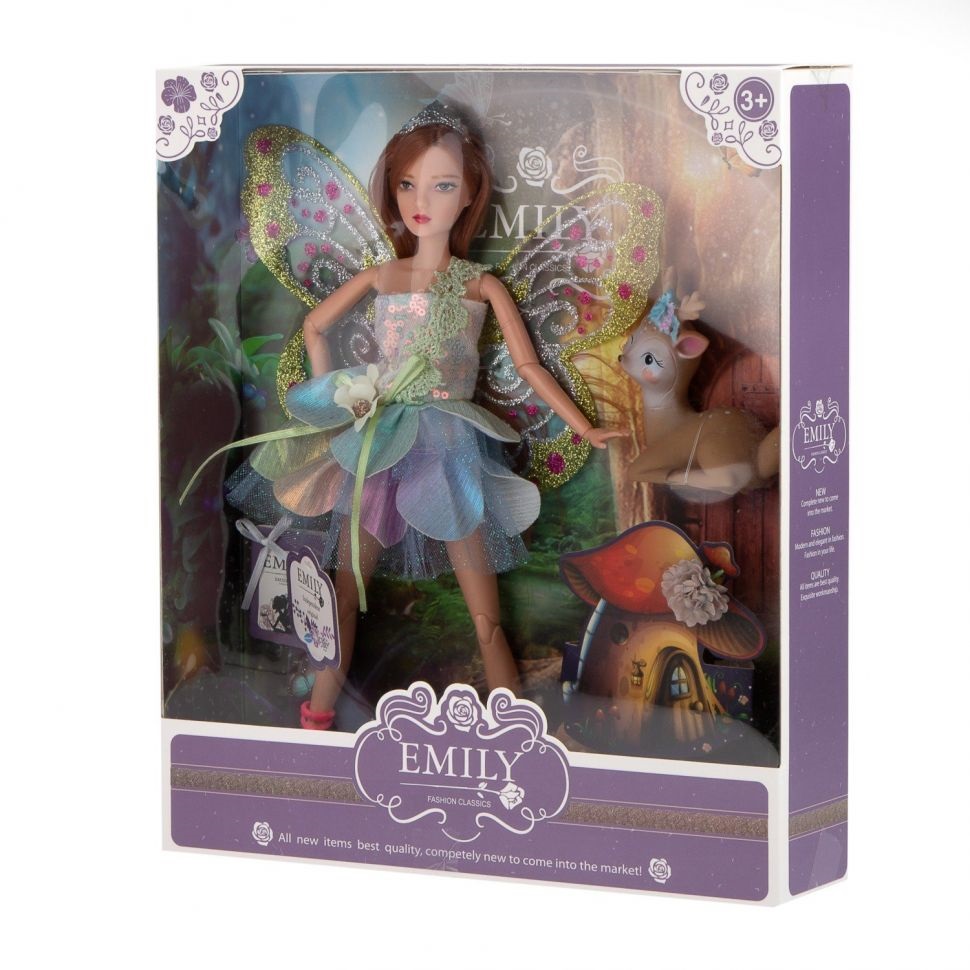 

Кукла ABtoys Emily Фея с олененком, 30см WJ-12682