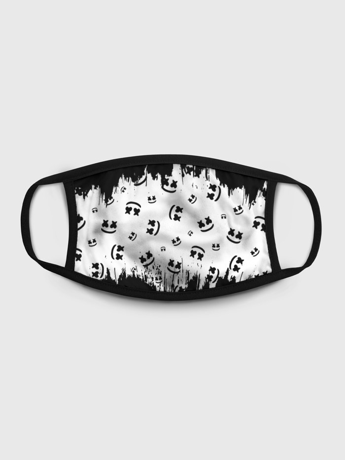 

Многоразовая маска унисекс Burnettie Маршмеллоу, Разноцветный, Маршмеллоу