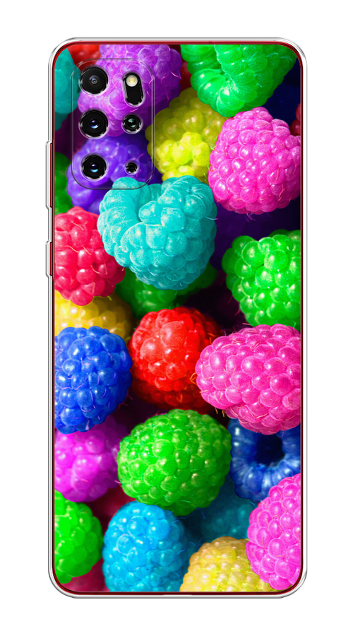 

Чехол на Samsung Galaxy S20 Plus "Леденцовая малина", Фиолетовый;розовый;зеленый, 29350-1