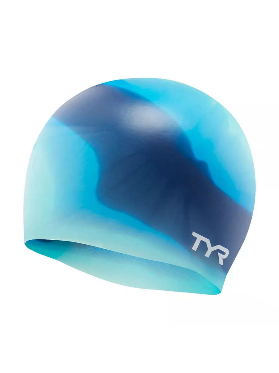 

Шапочка для плавания TYR Multi Silicone Cap, LCSM-977, синий, силикон