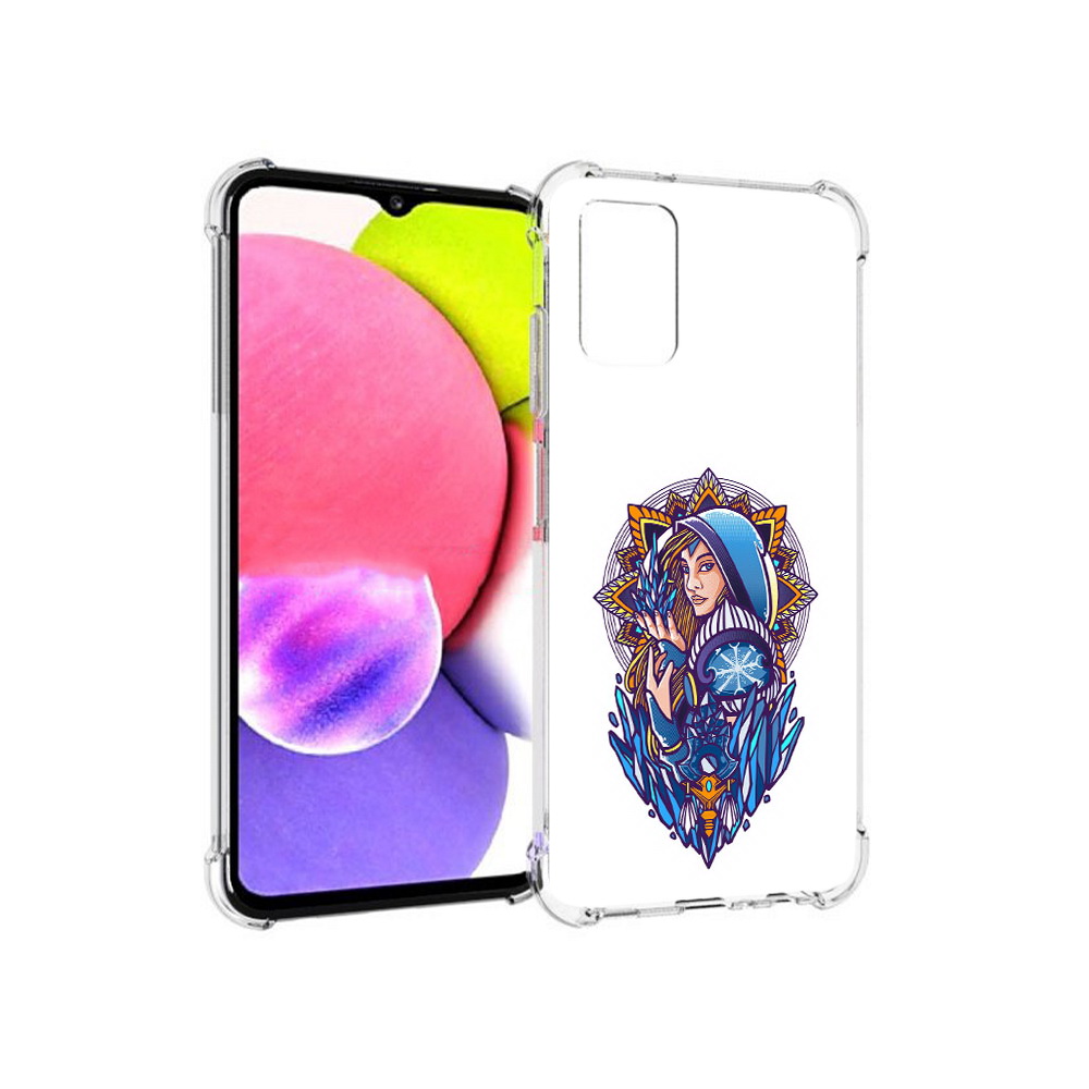 

Чехол MyPads Tocco для Samsung Galaxy A03s кристал мейден дота 2 (PT162170.549.415), Прозрачный, Tocco