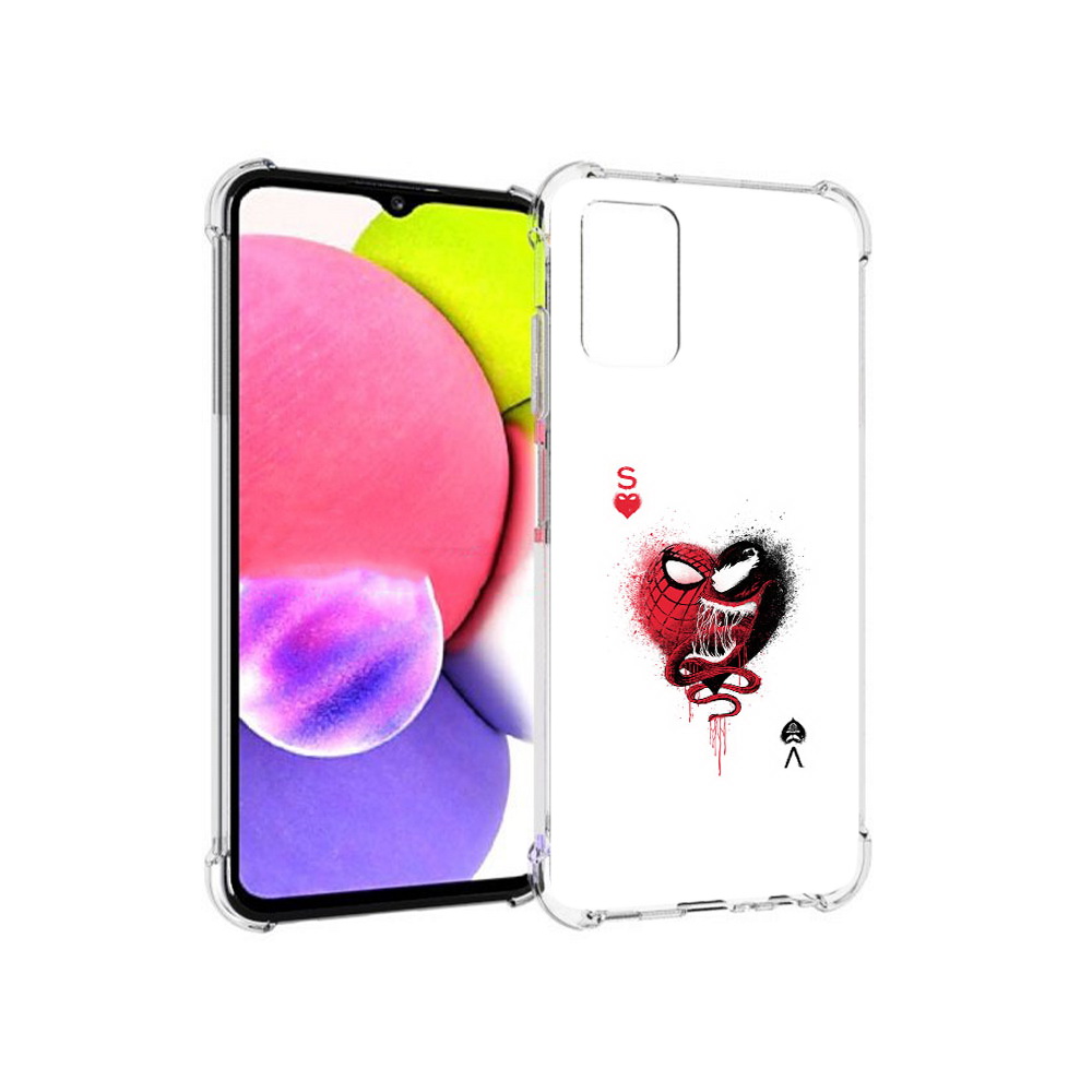 

Чехол MyPads Tocco для Samsung Galaxy A03s Веном (PT162170.549.41), Прозрачный, Tocco