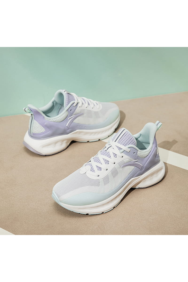 

Спортивные кроссовки женские Anta Running Shoes A-TRON фиолетовые 5.5 US, Фиолетовый, Running Shoes A-TRON