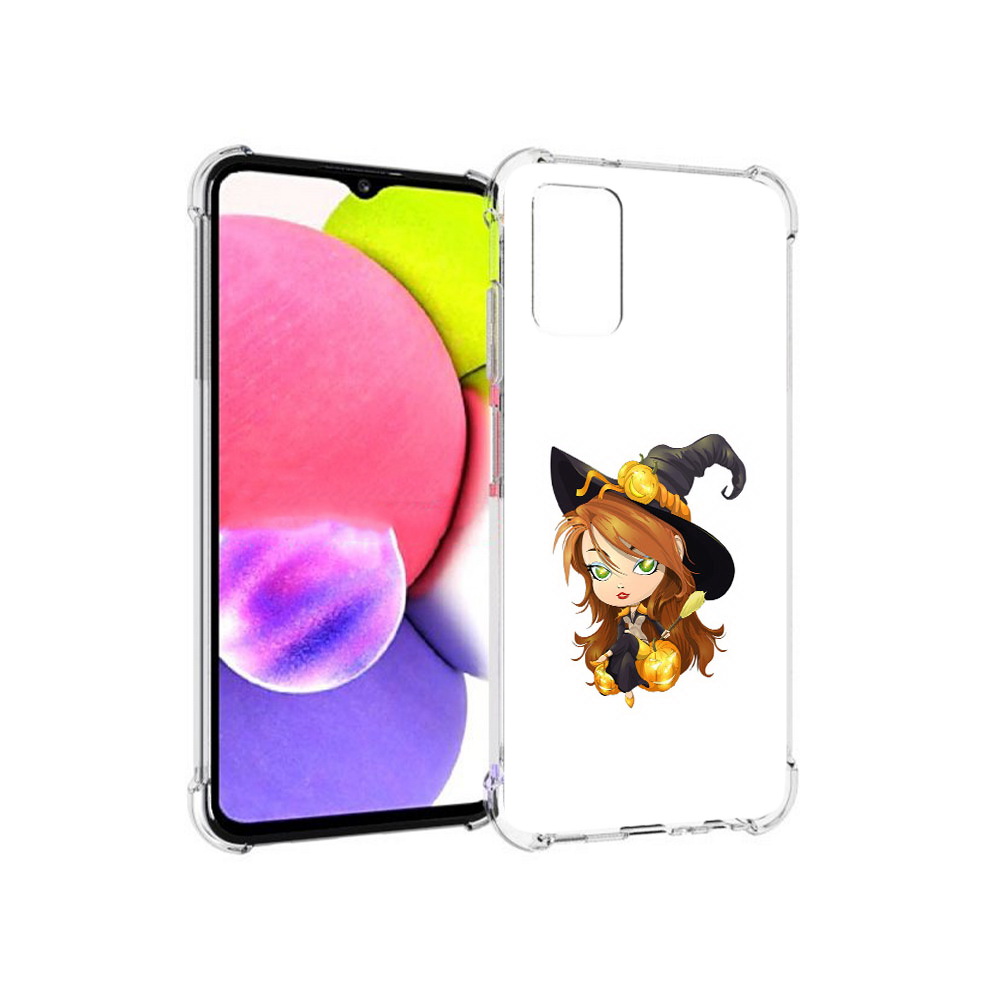 

Чехол MyPads Tocco для Samsung Galaxy A03s Ведьмочка (PT162170.549.40), Прозрачный, Tocco