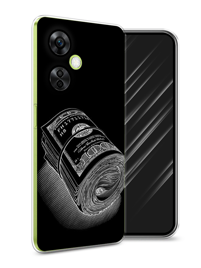 

Чехол Awog на OnePlus Nord N30 5G/Nord CE3 5G/Nord CE3 Lite "Кубышка денег", Черный;серебристый, 153750-5
