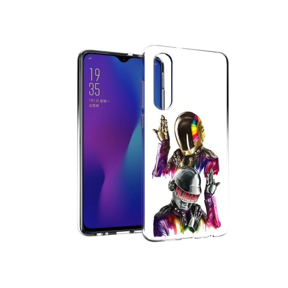 Чехол MyPads Tocco для Huawei P30 диско космонавты