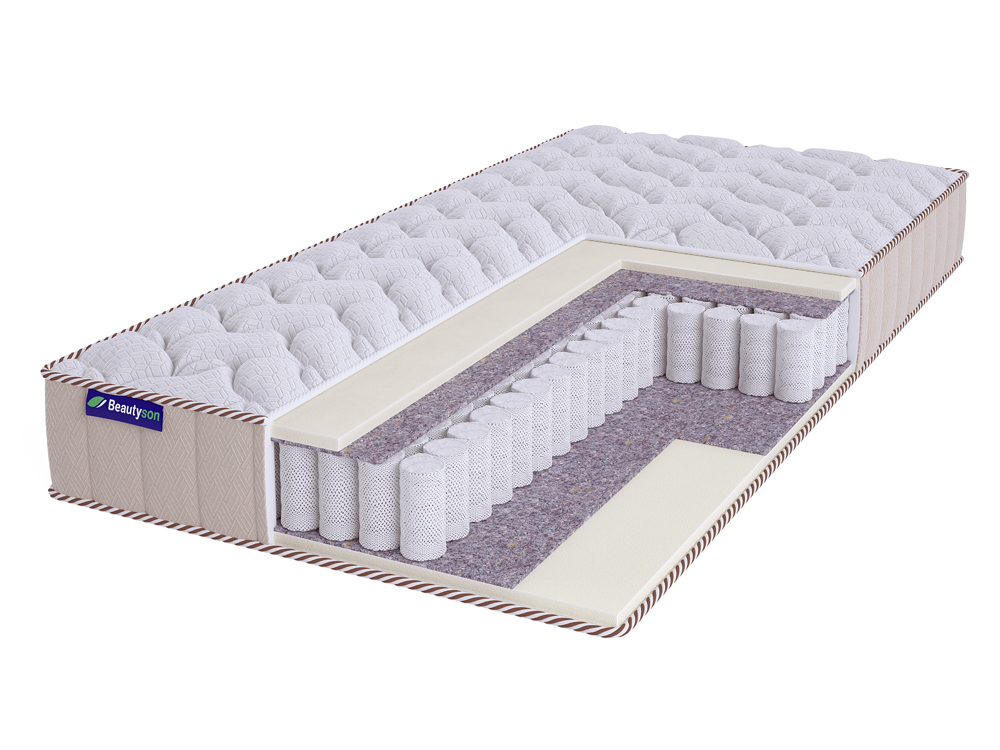 

Матрас BeautySon SPRING Soft S600 LUX 165х185, Белый, SPRING Soft S600 LUх