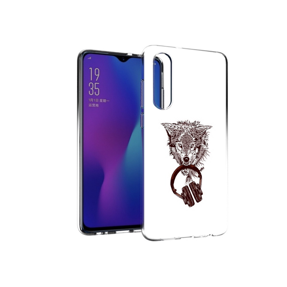 

Чехол MyPads Tocco для Huawei P30 дикий волк, Прозрачный, Tocco