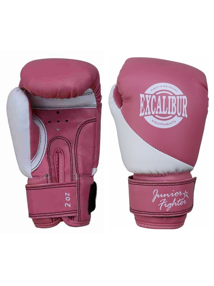 фото Перчатки боксерские детские excalibur 8029/4 pink pu (4 унции)