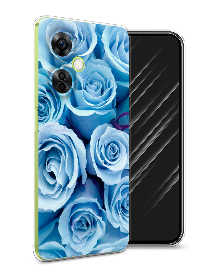

Чехол Awog на OnePlus Nord N30 5G/Nord CE3 5G/Nord CE3 Lite "Лазурные розы", Голубой, 153750-8