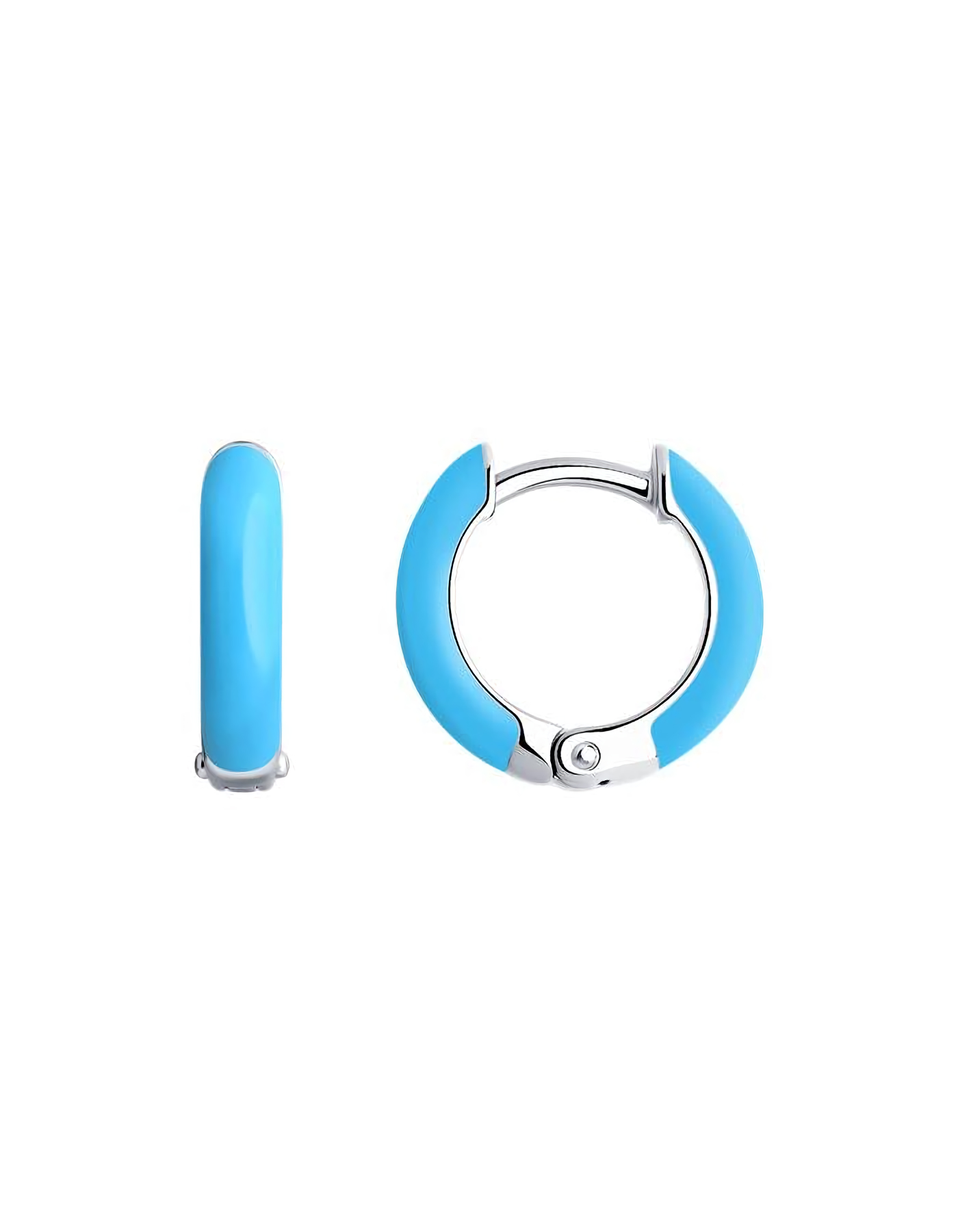 

Серьги конго из серебра TEO MAORI 894025865, эмаль, 894025865
