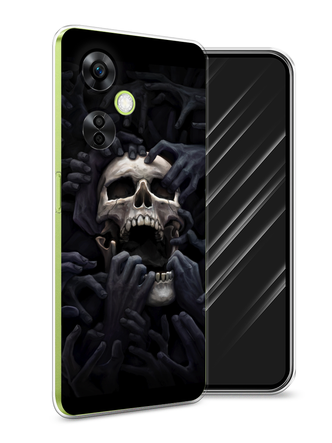 

Чехол Awog на OnePlus Nord N30 5G/Nord CE3 5G/Nord CE3 Lite "Череп 29", Черный;серый, 153750-9