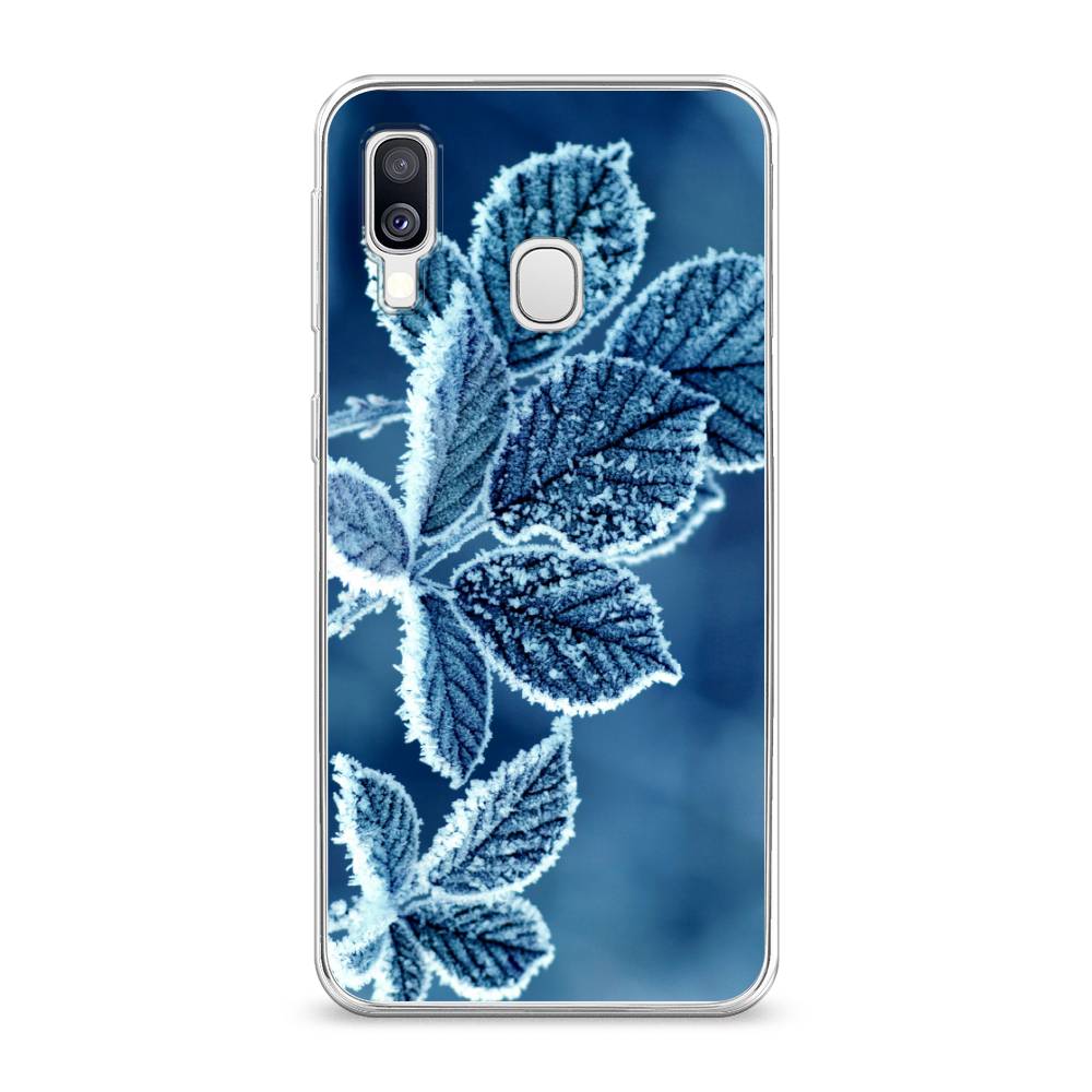 

Чехол на Samsung Galaxy A40 "Зима 6", Голубой;белый, 28050-2