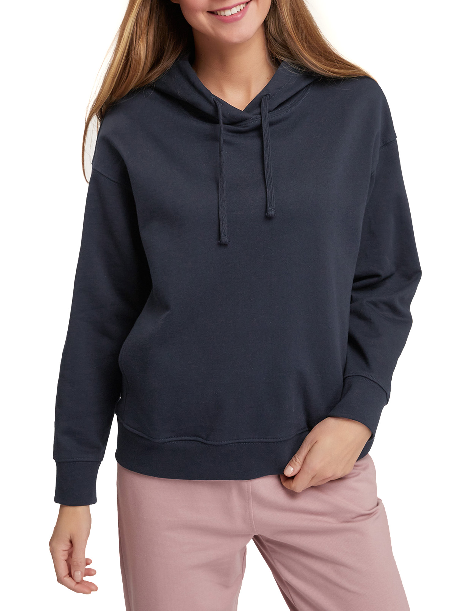 

Толстовка женская oodji 15408018-4 синяя 2XL, 15408018-4