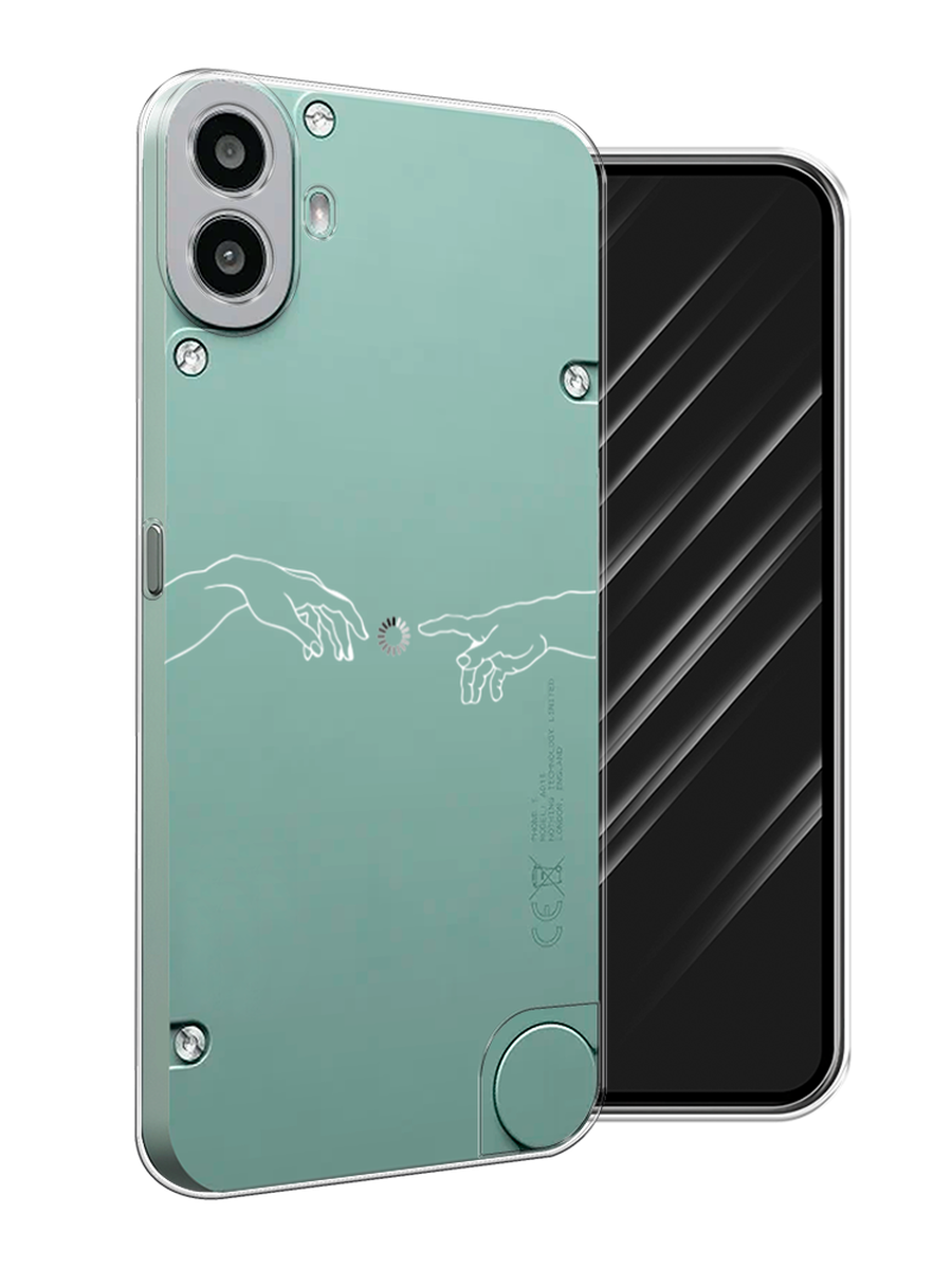 

Чехол Awog на CMF Phone 1 "Загрузка творения", Белый;серый;прозрачный, 3300450-1