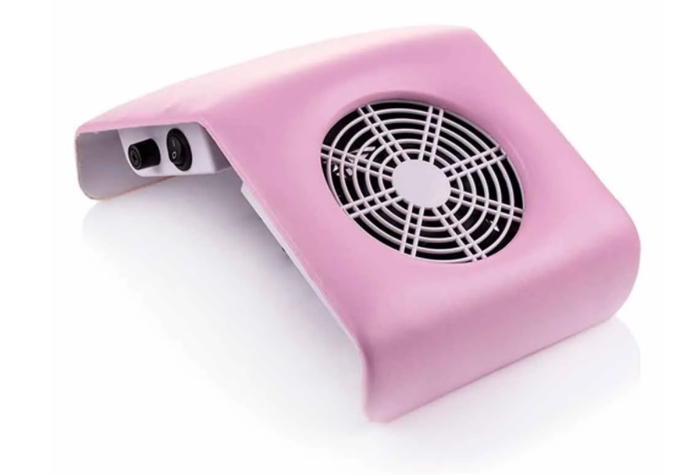 Пылесос мягкий для маникюра с пылесборником, ASI accessories SMX-858-1, розовый линейка пластиковая 15 см у меня лапки розовый корпус