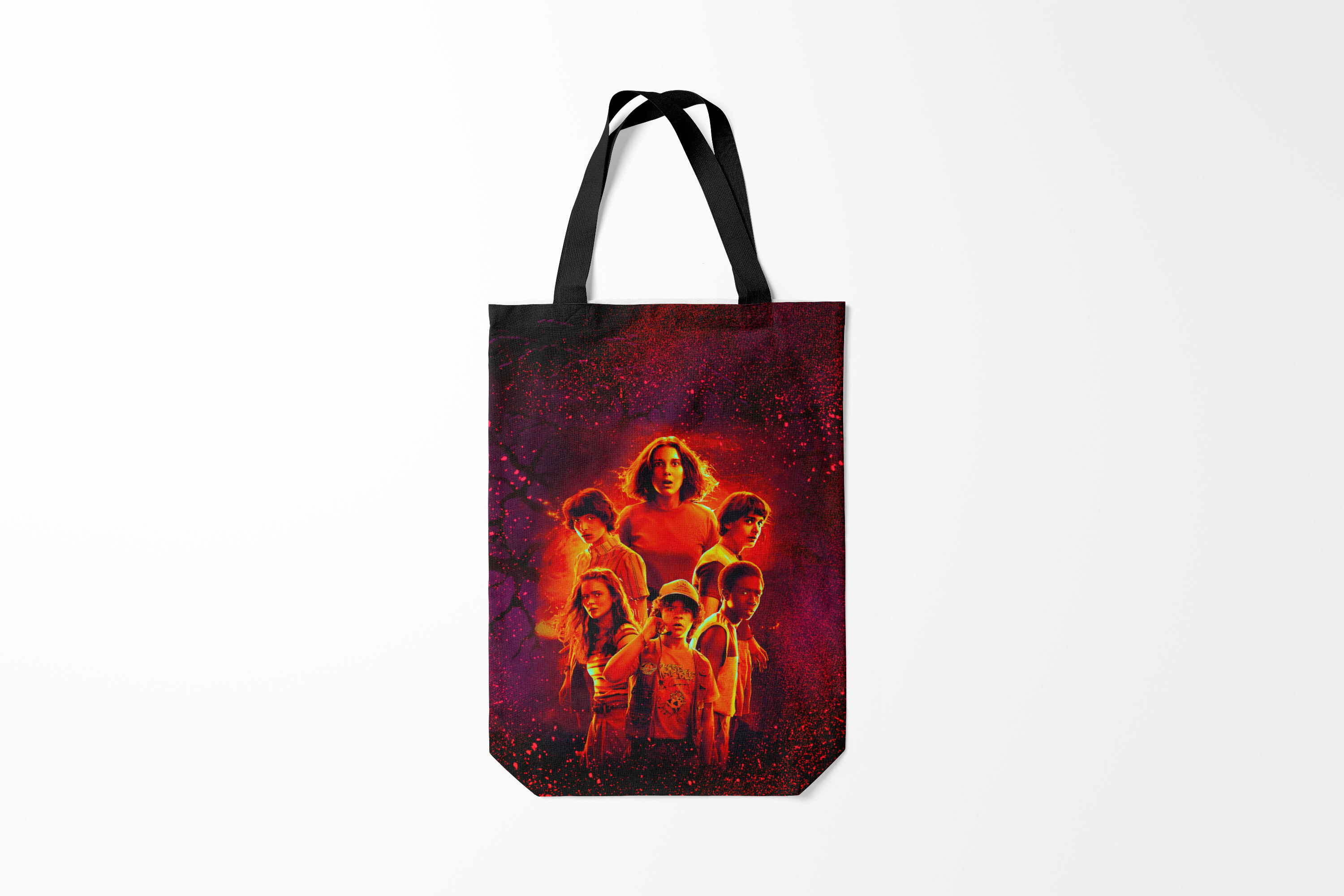 

Сумка шoппер унисекс Burnettie Очень странные дела STRANGER THINGS 3 сезон, черный, Очень странные дела STRANGER THINGS 3 сезон