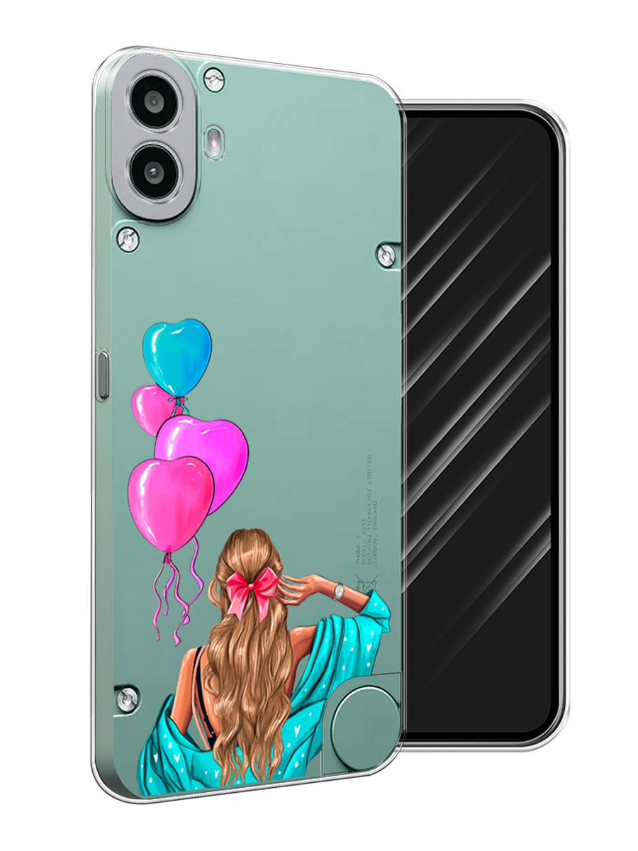 

Чехол Awog на CMF Phone 1 "День Рождения", Голубой;розовый;бежевый, 3300450-1