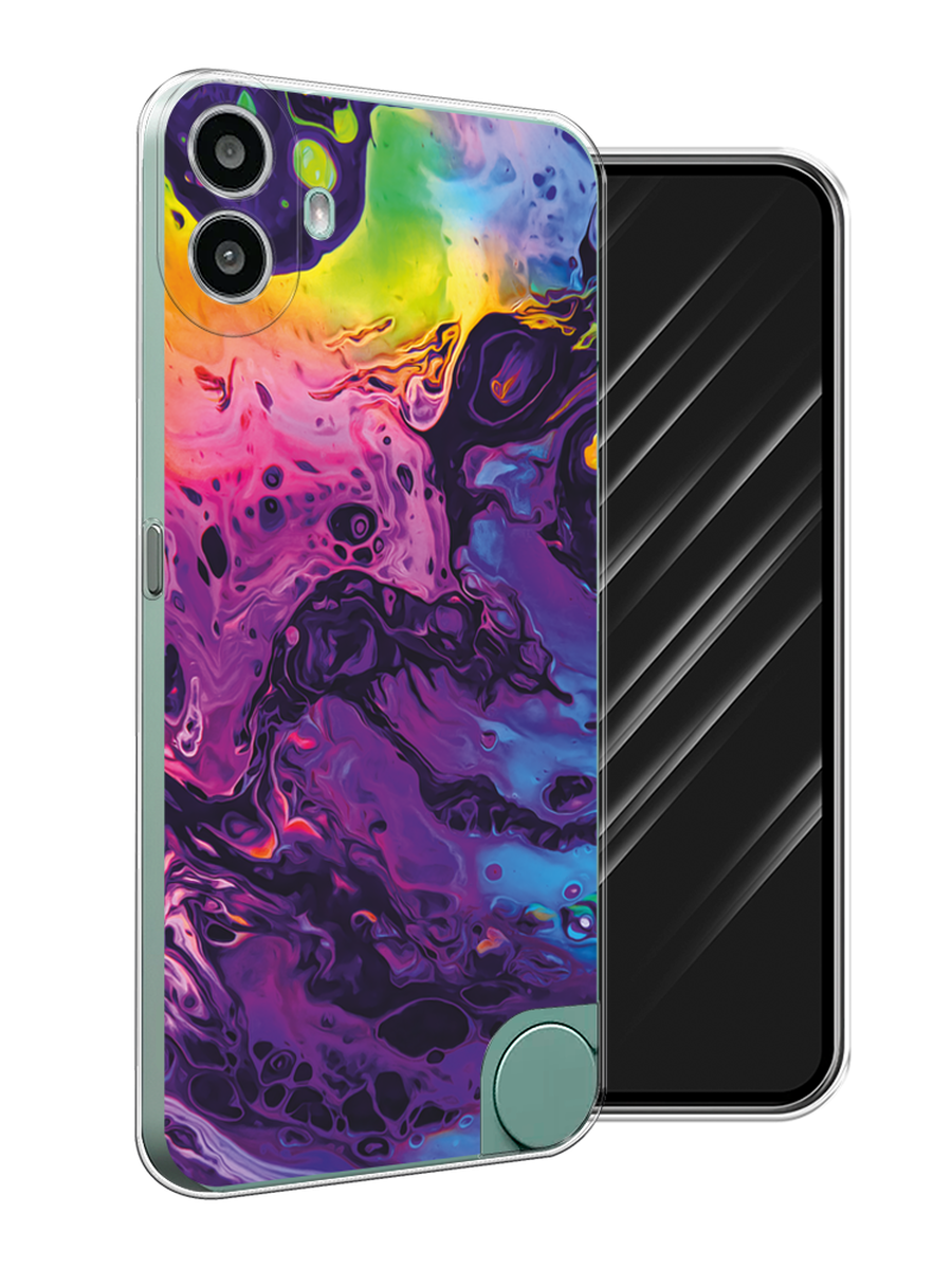 

Чехол Awog на CMF Phone 1 "ACID fluid", Бордовый, 3300450-1