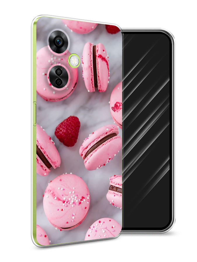 

Чехол Awog на OnePlus Nord N30 5G/Nord CE3 5G/Nord CE3 Lite "Макарони с малиной", Серый;розовый, 153750-10