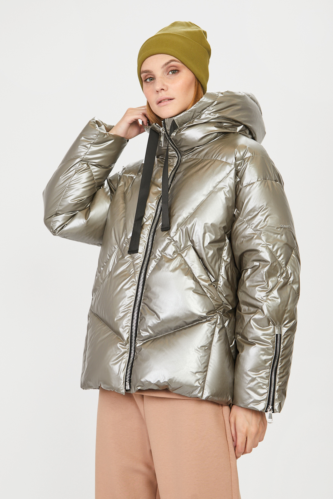 

Куртка женская Baon B001826 серебристая XL, B001826