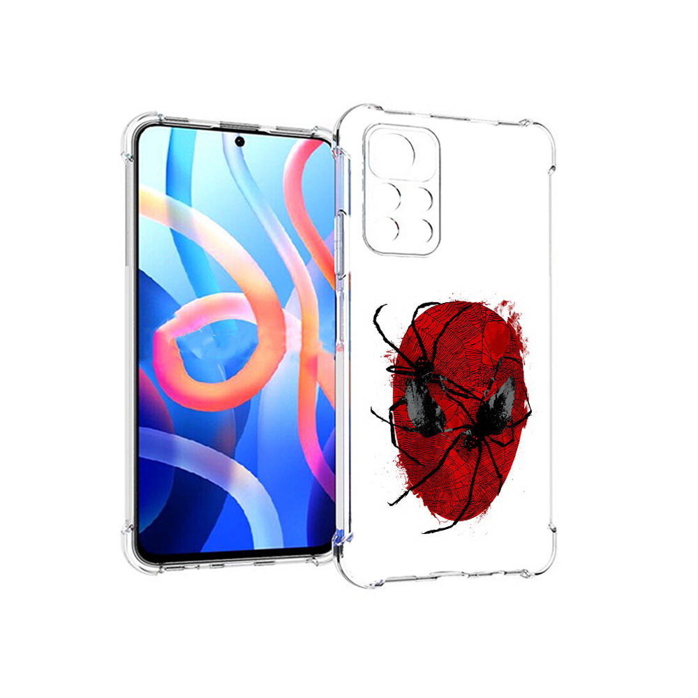 

Чехол MyPads Tocco для Xiaomi Poco M4 Pro 5G человек паук (PT200061.301.673), Прозрачный, Tocco