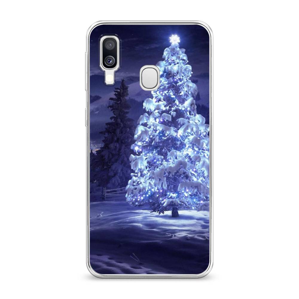 

Чехол на Samsung Galaxy A40 "Зима 4", Синий;черный;белый, 28050-2