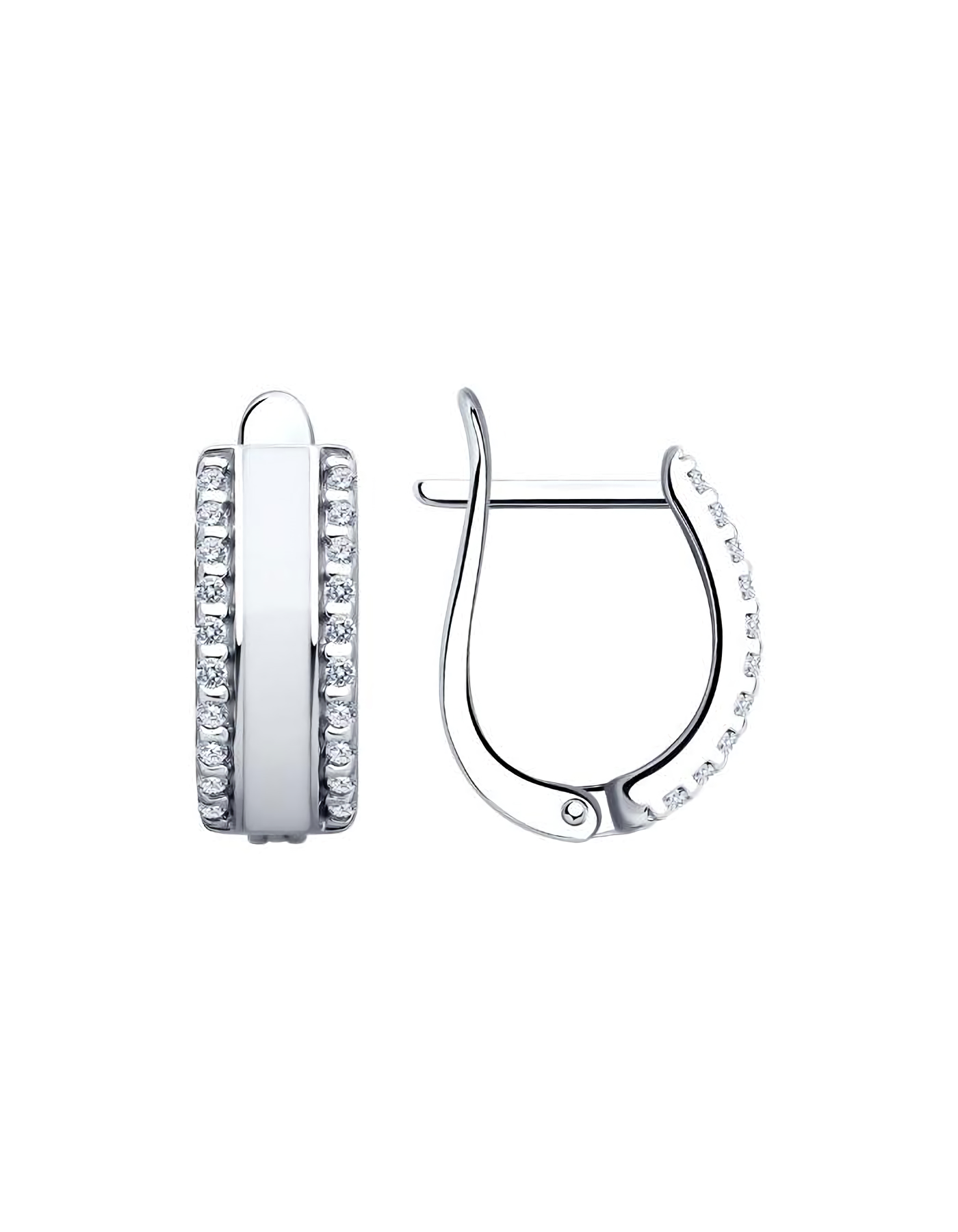 

Серьги из серебра TEO MAORI 894025859, фианит, 894025859