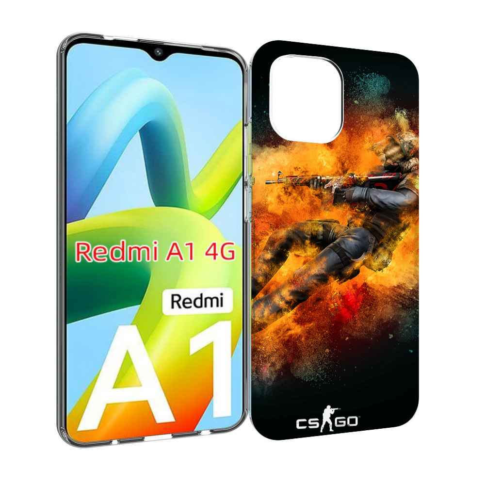 

Чехол MyPads CS-go Контр-террорист для Xiaomi Redmi A1, Прозрачный, Tocco