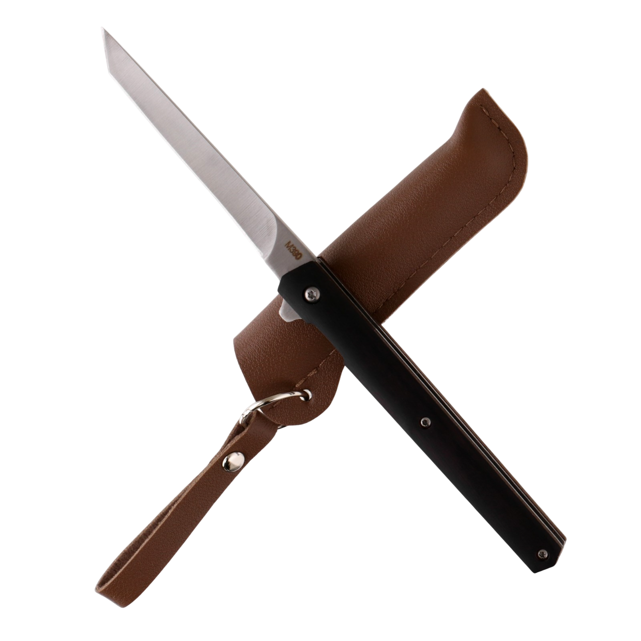 

Нож складной Комар 21,6см, клинок 95 мм/2,6 мм, Черный, Комар