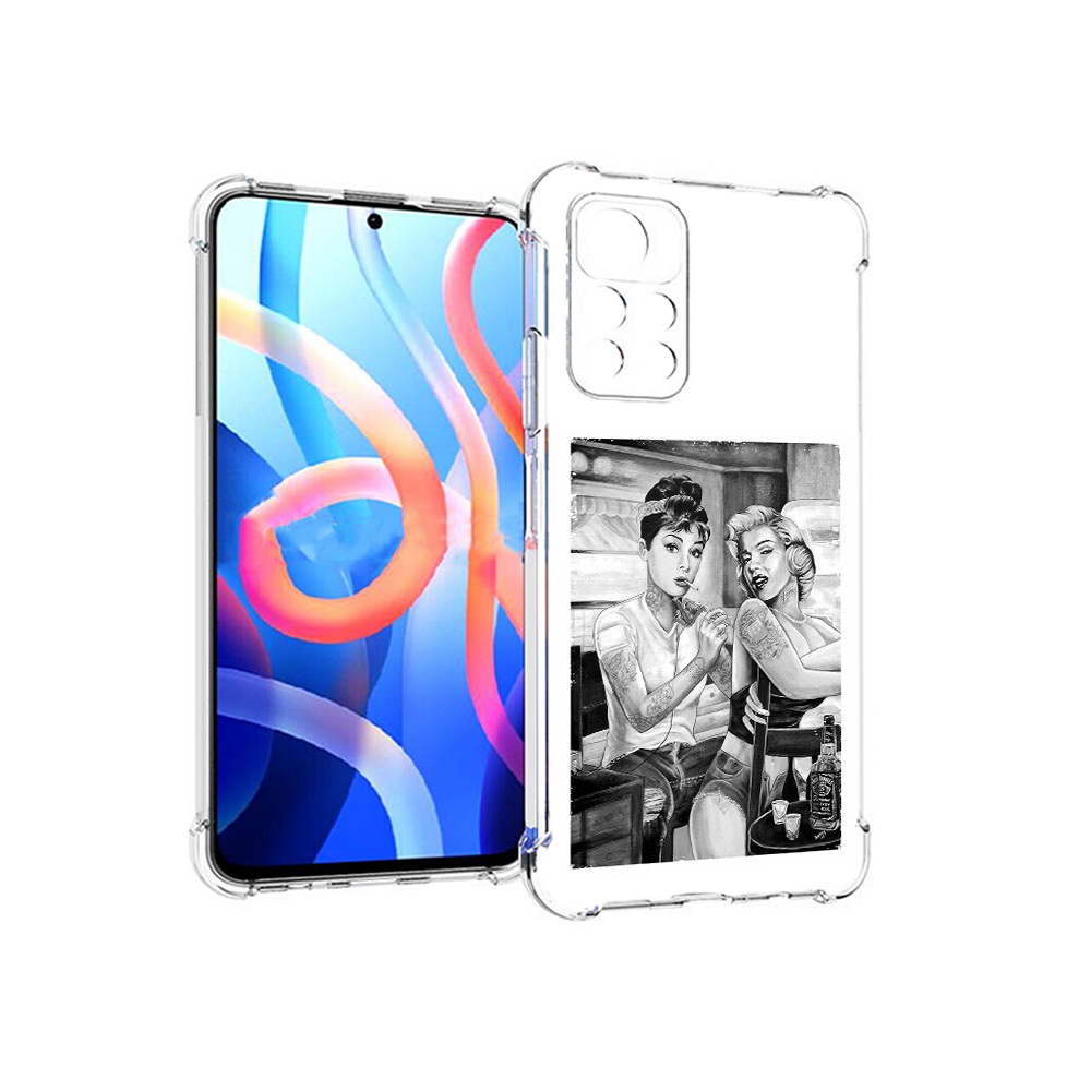 

Чехол MyPads Tocco для Xiaomi Poco M4 Pro 5G тату мастер (PT200061.301.637), Прозрачный, Tocco