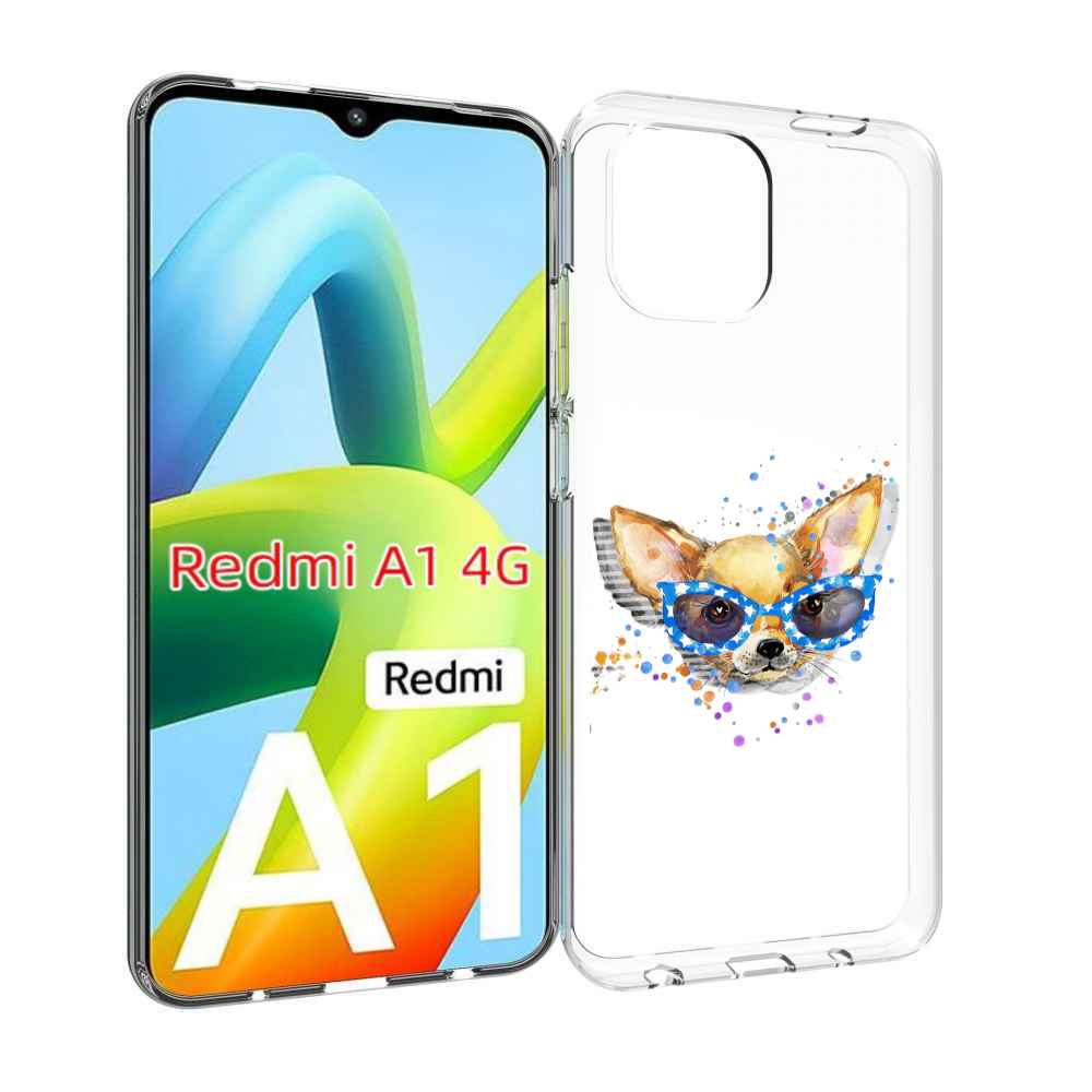 

Чехол Mypads Чихуа-Хуа В Очках Для Xiaomi Redmi A1, Прозрачный, Tocco