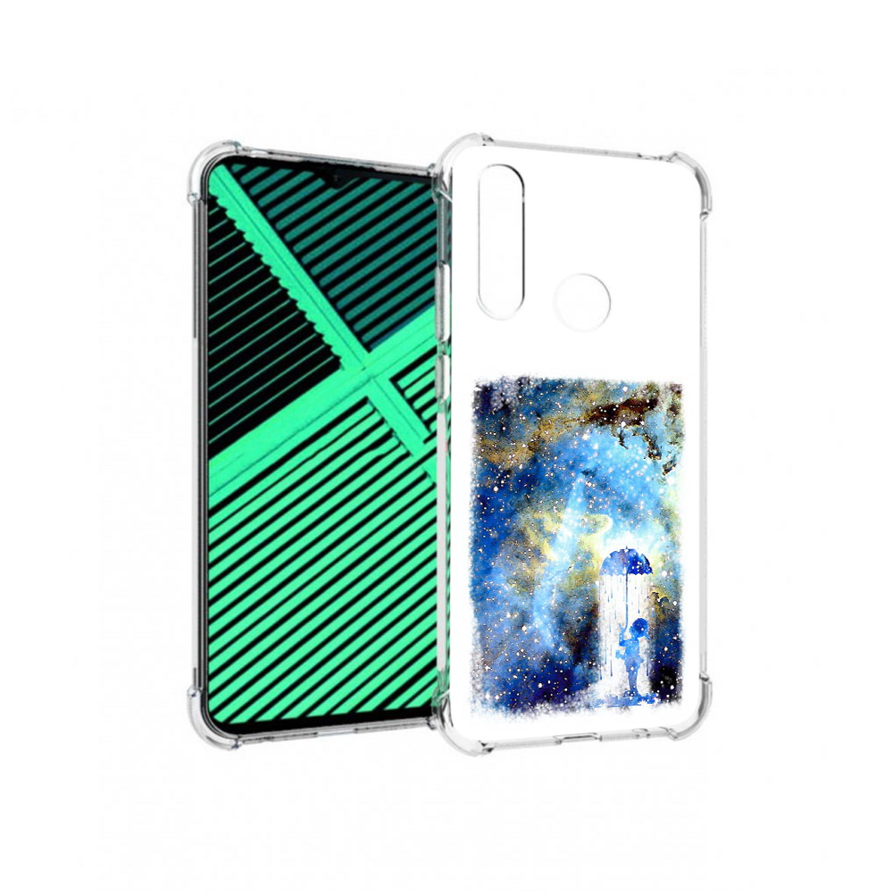

Чехол MyPads Tocco для Motorola Moto G8 Power Lite мальчик в небе (PT227069.358.455), Прозрачный, Tocco